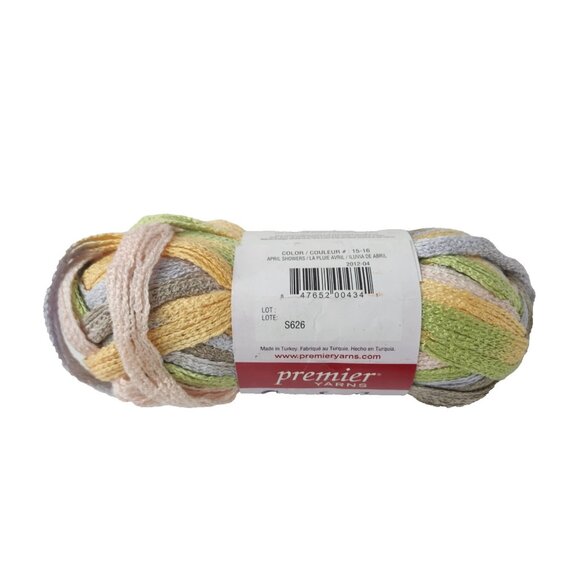 Premier Yarns Starbella April showers 1 Skein #6 Bulky Ruffle - Picture 4 of 4